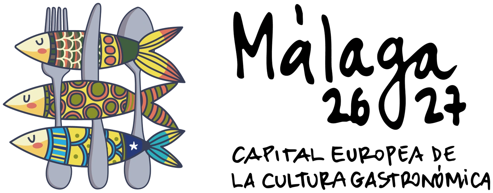Logo Málaga 26|27, Capital Europea de la Cultura Gastronómica